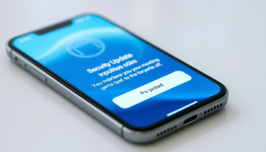 iPhone Security Update Notification